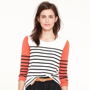 J. Crew Color Blocked Stripe Long Sleeve